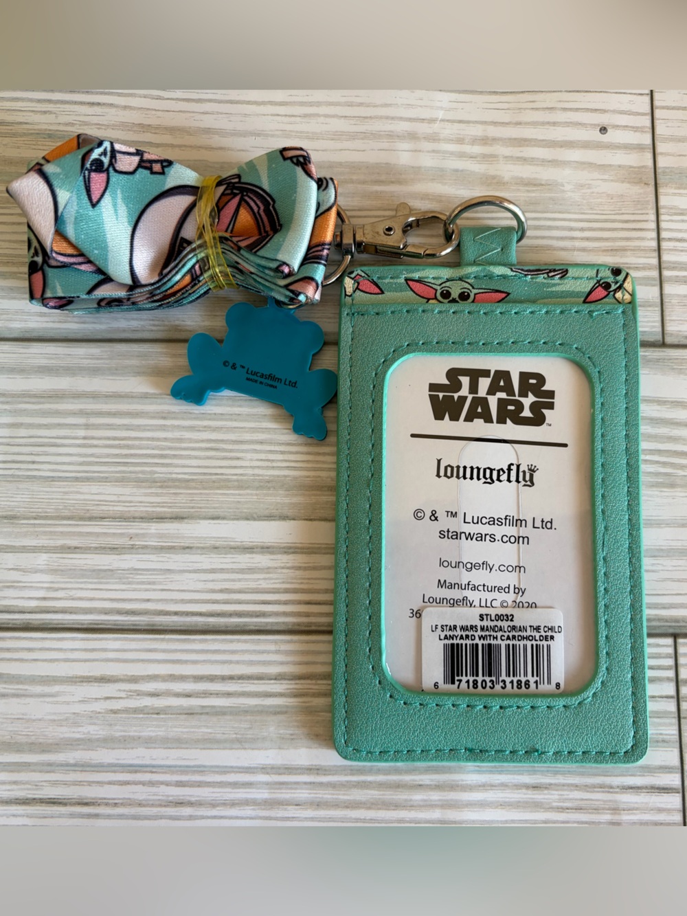 Loungefly Star Wars The Mandalorian-The Child Lanyard w/Cardholder - Picture 2 of 6